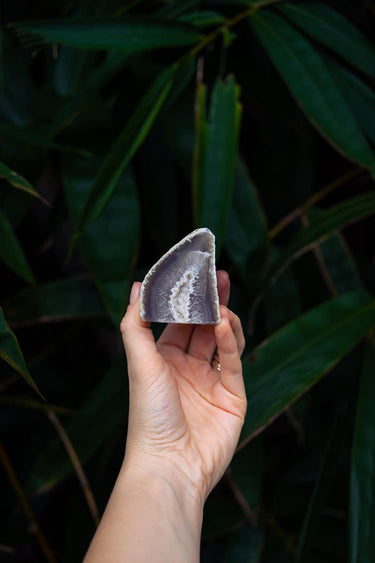 Blue Lace Agate Cave with Druzy